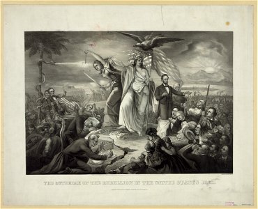 The outbreak of the rebellion in the United States 1861 LCCN2004665366