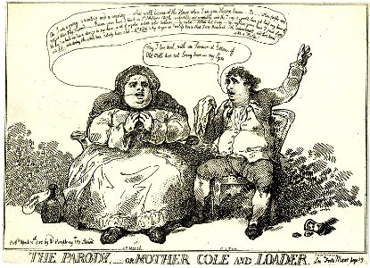 The parody, - or Mother Cole and Loader. (BM 1868,0808.5234)