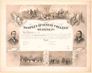 The People's Business College, Reading Pa LCCN2003677122