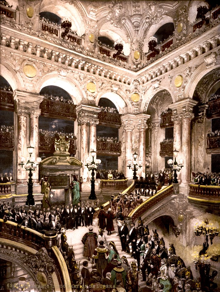 The Opera House, the inauguration of the opera, Paris, France