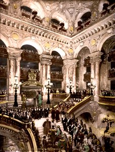 The Opera House, the inauguration of the opera, Paris, France