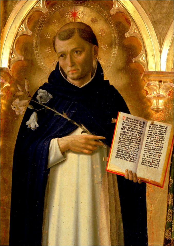 The Perugia Altarpiece, Side Panel Depicting St. Dominic