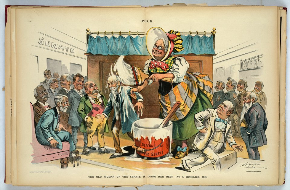 The old woman of the Senate is doing her best - at a hopeless job - Dalrymple. LCCN2012647628