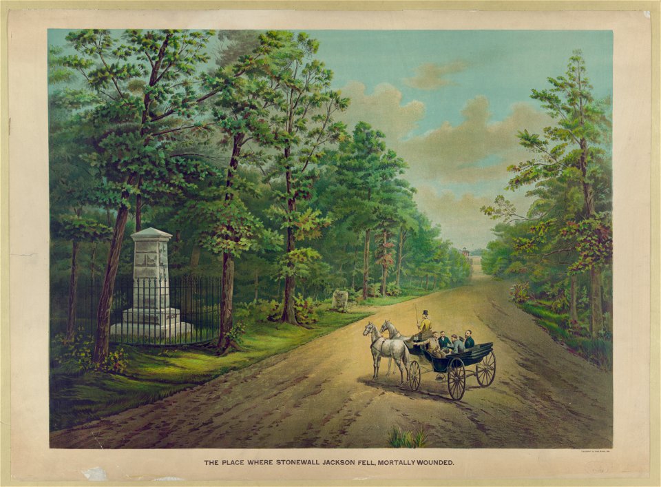 The Place were Stonewall Jackson fell, mortally wounded LCCN93514381