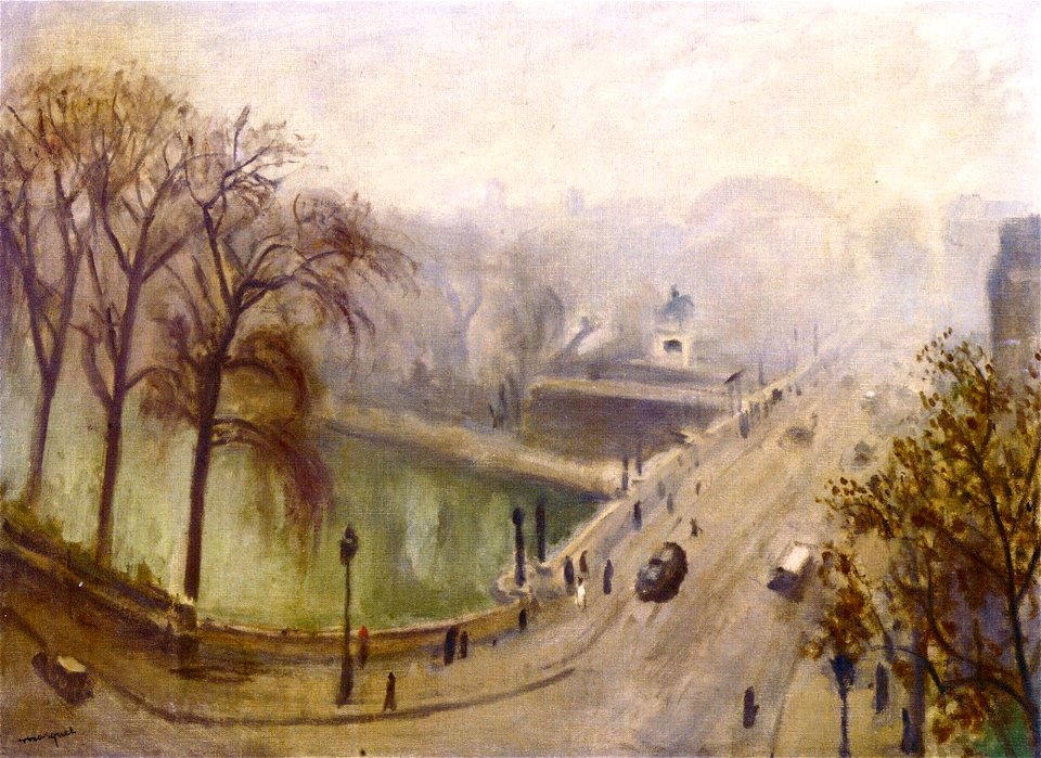 The Pont Neuf in the Fog Marquet