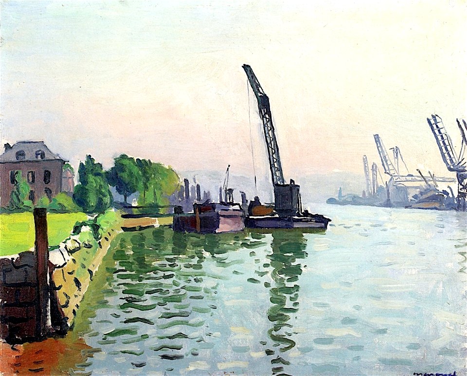 The Port of La Bouille, near Rouen Albert Marquet (1927)