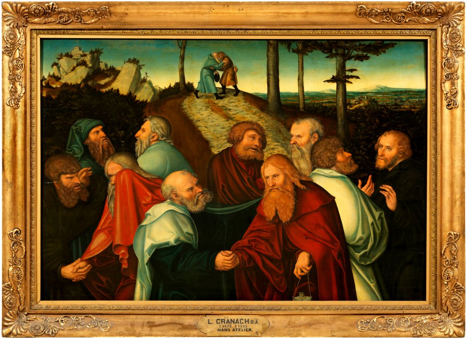 The Parting of the Apostles (Hans Cranach) - Nationalmuseum - 17204