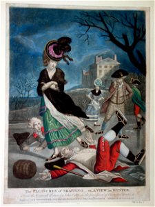 The Pleasures of Skaiting - or, a View in Winter (BM 1931,1114.272)