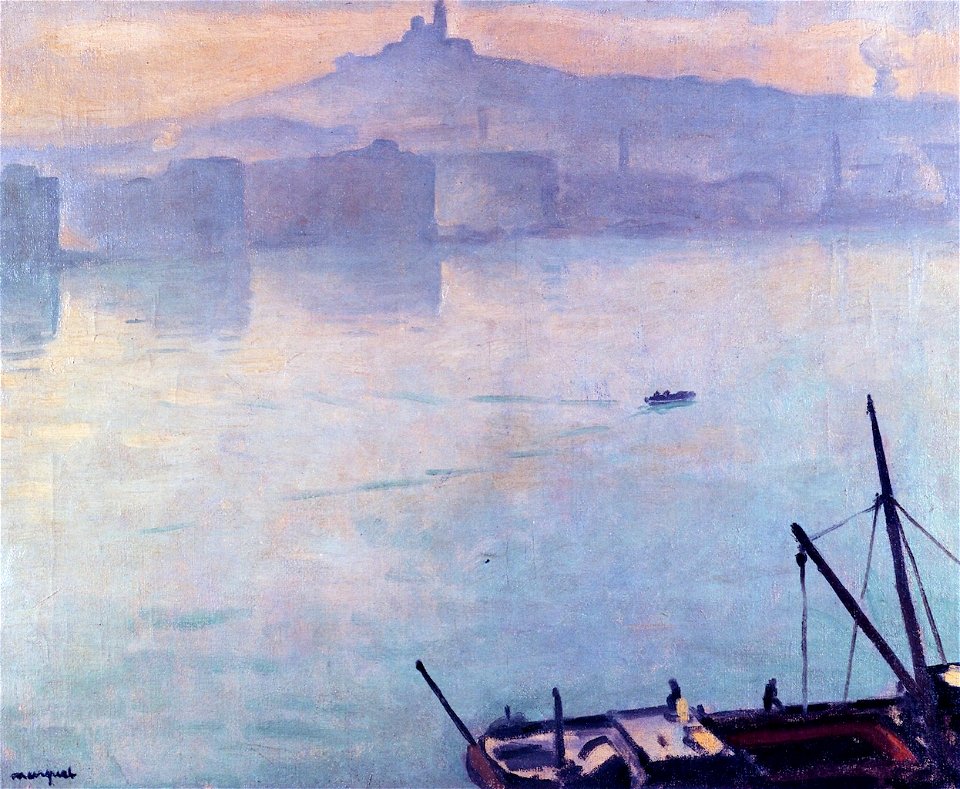 The Port of Marseille Albert Marquet (1918)