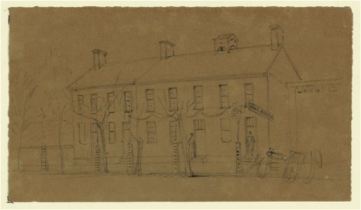 The Owen's House, Wash. D., 1865, assassination of Lincoln LCCN2004660132