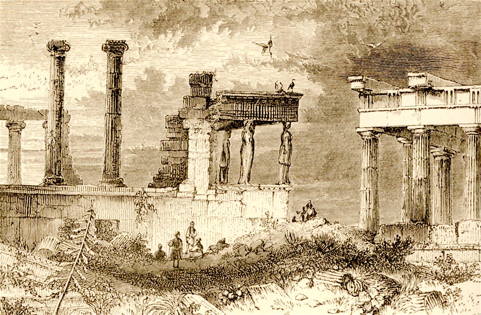 The Parthenon and Erechtheum - Wordsworth Christopher - 1882
