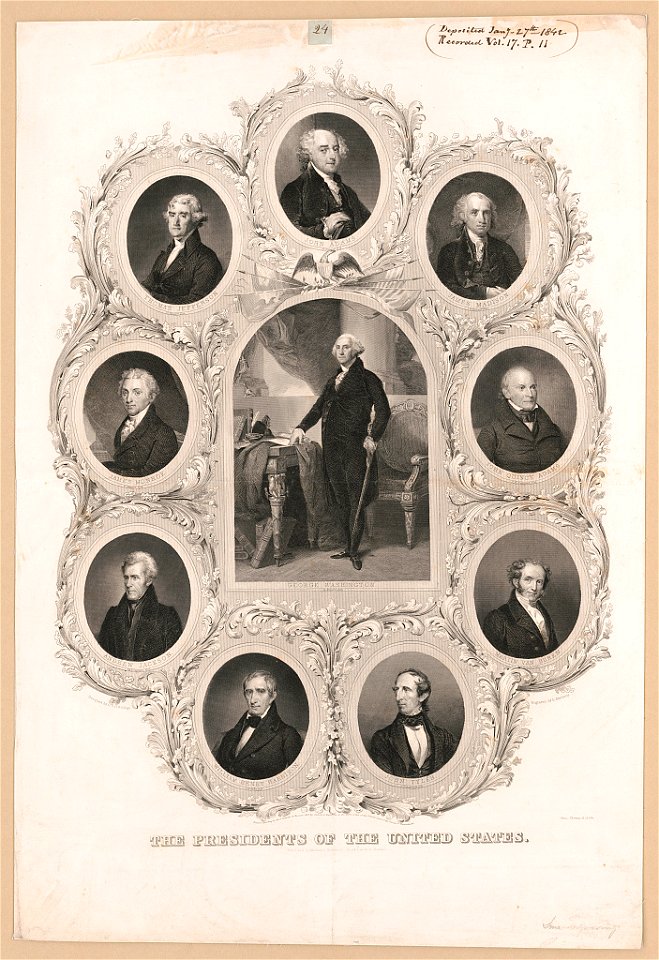 The presidents of the United States - designed by C.H.H. Billings ; engraved by D. Kimberly. LCCN2012648828