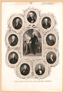 The presidents of the United States - designed by C.H.H. Billings ; engraved by D. Kimberly. LCCN2012648828