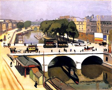 The Pont Saint-Michel in Paris, The Quai des Augustins Albert Marquet (1908)