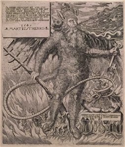 The Pope as Wild Man, Melchior Lorck, after 1545