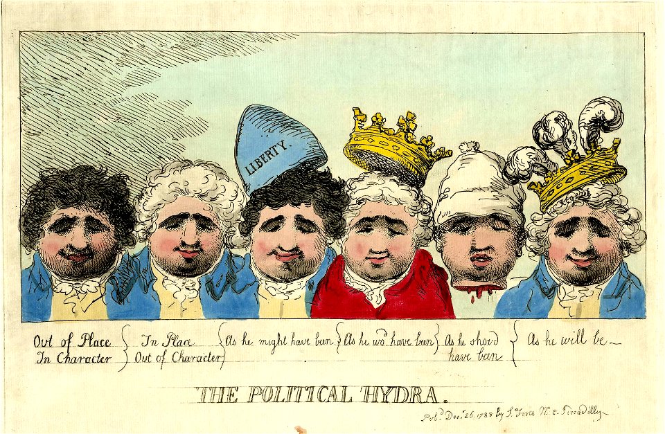 The political hydra. (BM J,4.21)