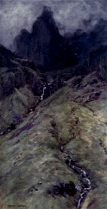 The Pillar Rock of Ennerdale - The English Lakes - A. Heaton Cooper