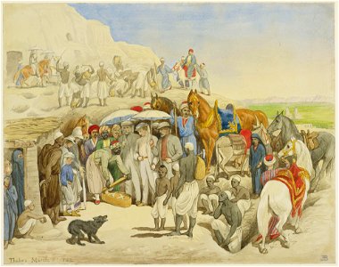The Prince of Wales at Thebes by Jemima Blackburn