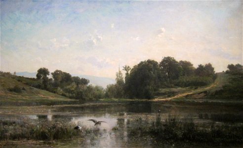 The Pond at Gylieu by Charles-Francois Daubigny, 1853