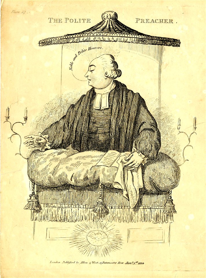 The polite preacher. (BM 1878,0112.172)