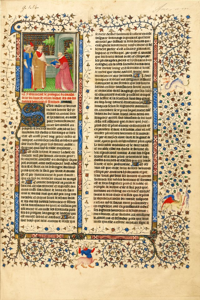 The Presentation of the Book to a King - Google Art Project