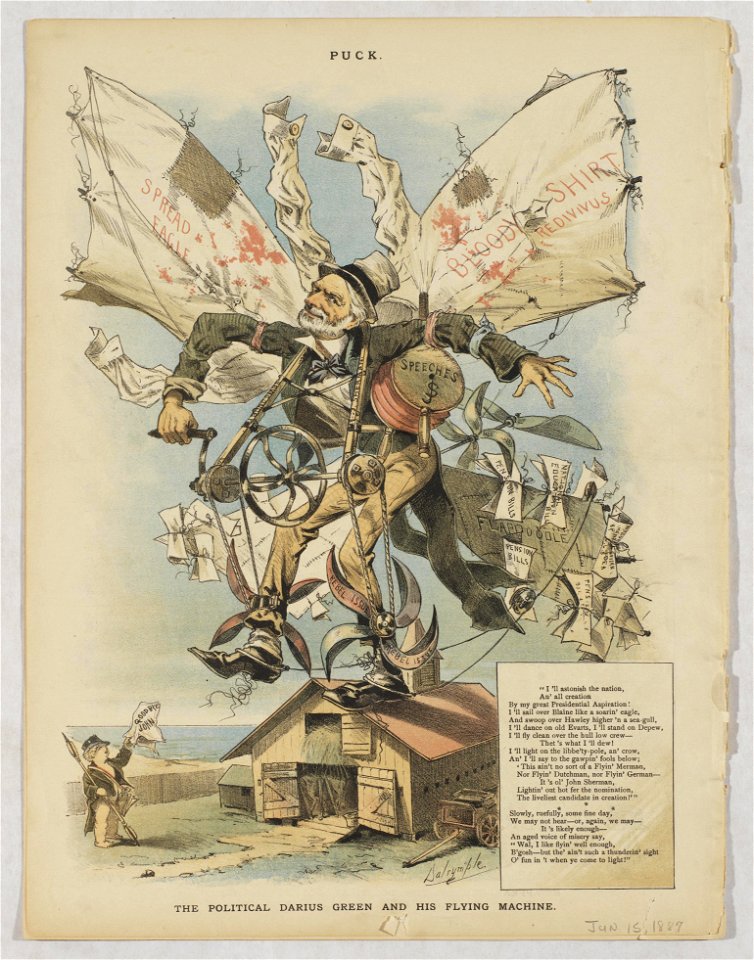 The Political Darius Green and His Flying Machine