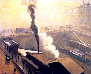 The Pont Saint-Michel in Winter Albert Marquet (1908)