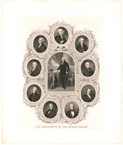 The presidents of the United States - designed by C.H.H. Billings ; engraved by D. Kimberly. LCCN2012648829