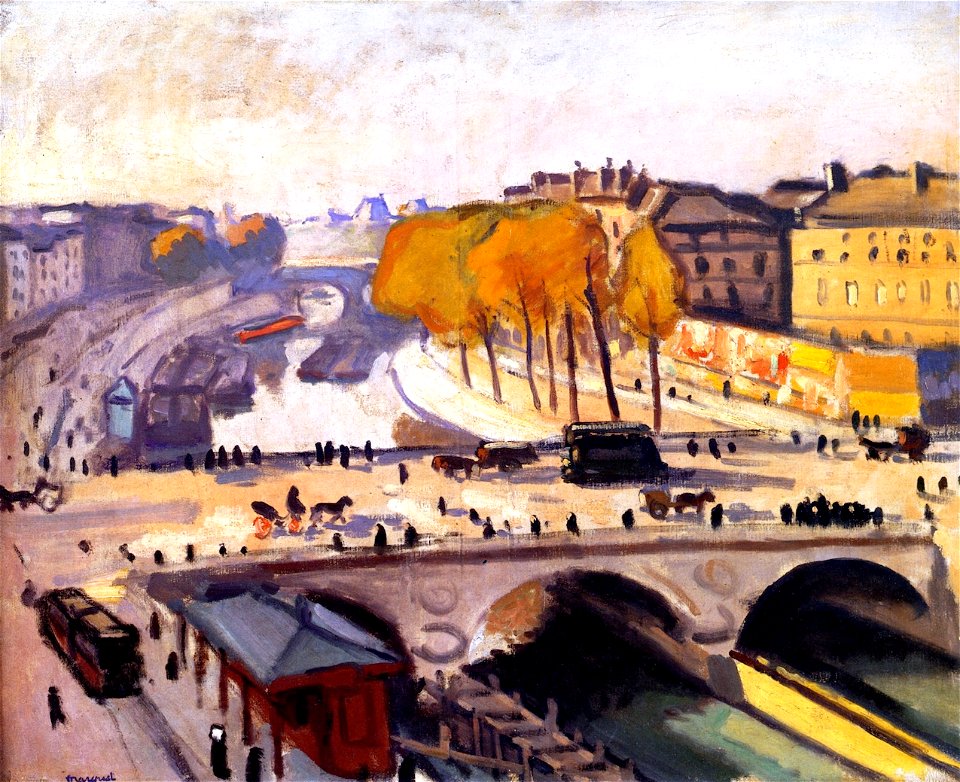 The Pont Saint-Michel and the Quai des Grands Augustins Albert Marquet (1912)