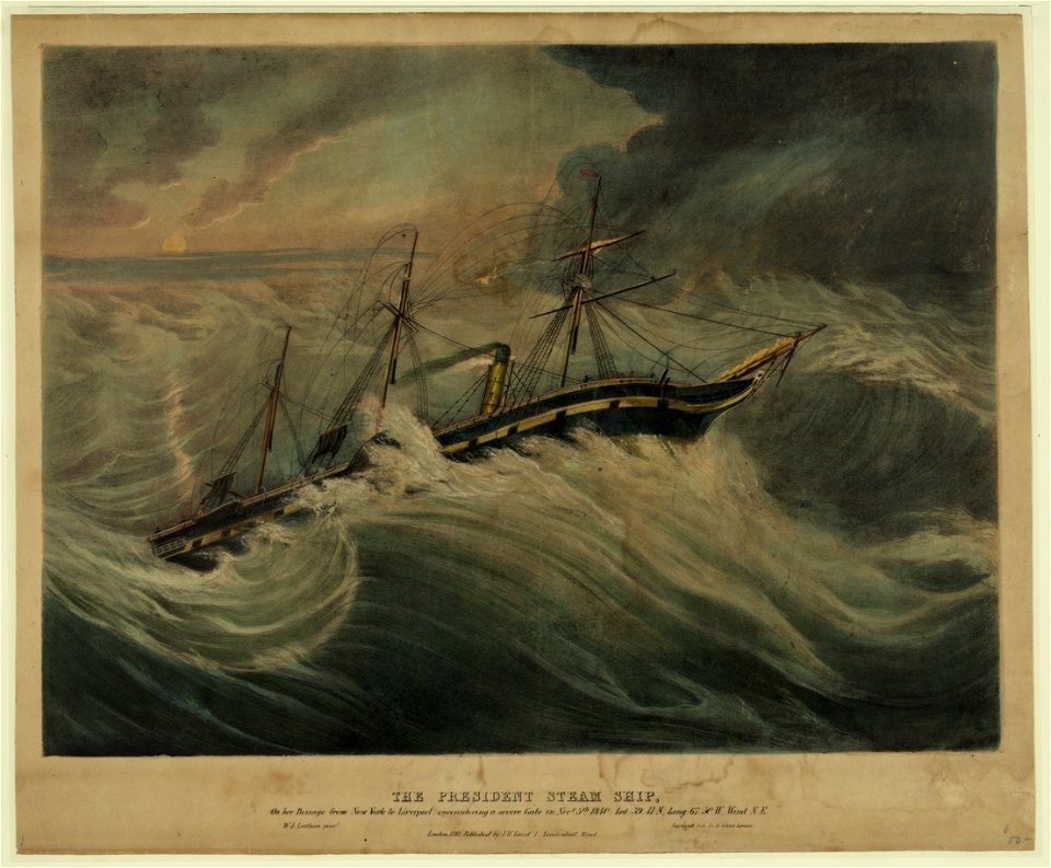 The President steam ship,... LCCN2003680922