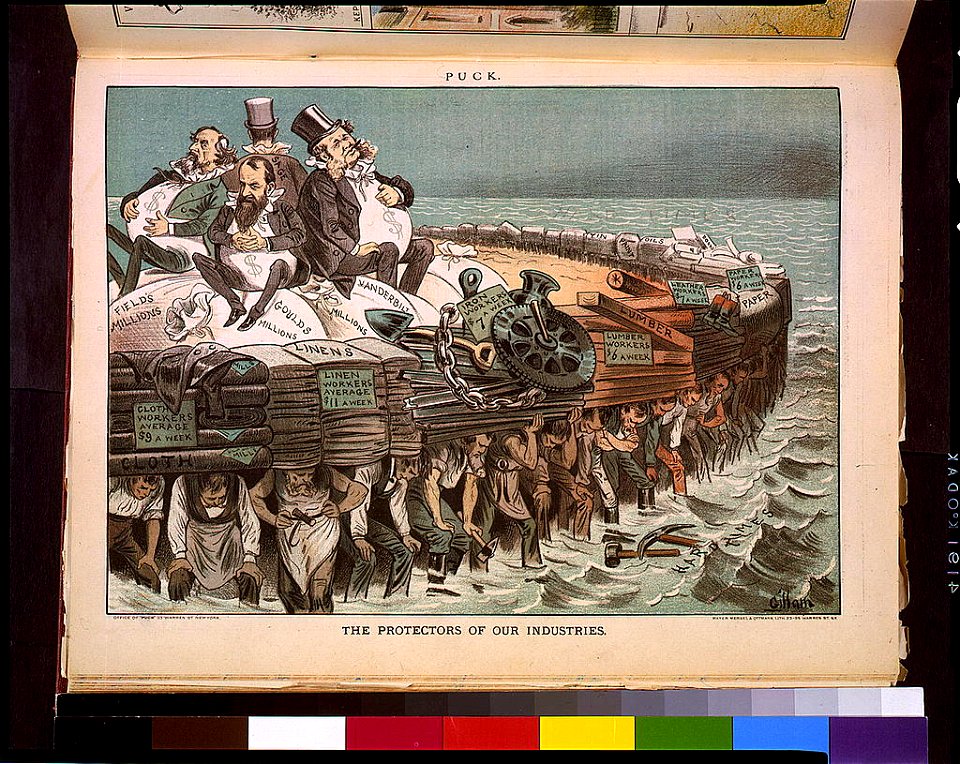 The protectors of our industries - Gillam ; Mayer Merkel & Ottmann lith., N.Y. LCCN94507245