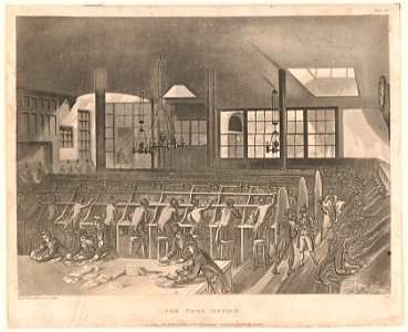 The post office - Pugin & Rowlandson, delt. et sculpt. LCCN89715193