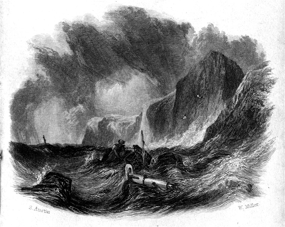 The Pilot vignette engraving by William Miller after S Austin