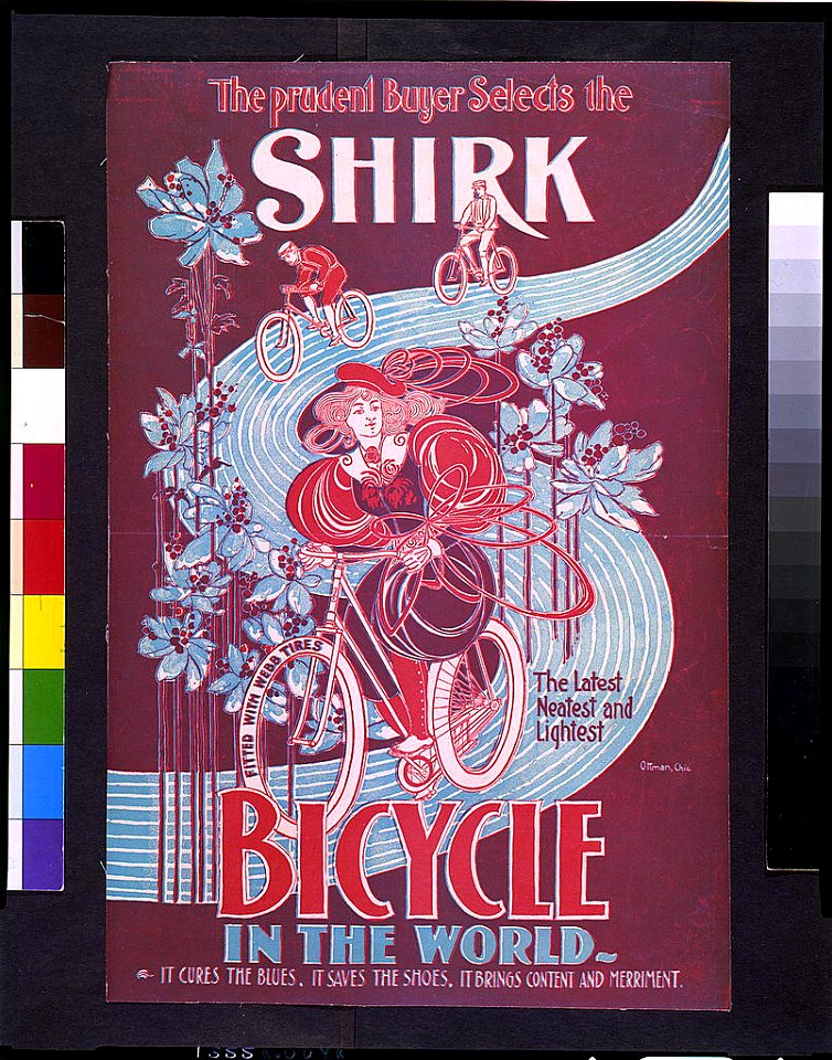 The Prudent buyer selects the Shirk, the latest, neatest, and lightest bicycle in the world - Ottman, Chic. LCCN94510053