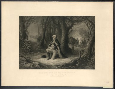 The Prayer at Valley Forge From the original painting by Henry Brueckner - - painted by H. Brueckner ; engd. by John C. McRae. LCCN96521655