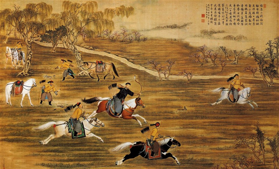 The Qianlong Emperor Hunting Hare