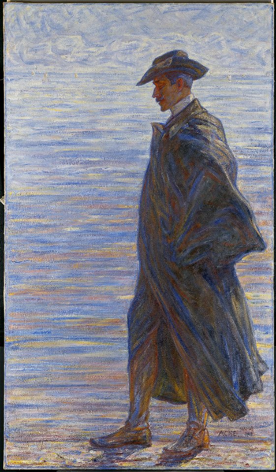 The Poet. Verner von Heidenstam, Author (J.A.G. Acke (eg. Johan Axel Gustaf Andersson)) - Nationalmuseum - 18778
