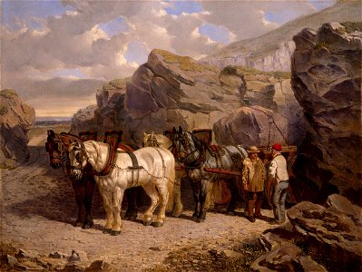 The Quarry) by John Frederick Herring, Sr.
