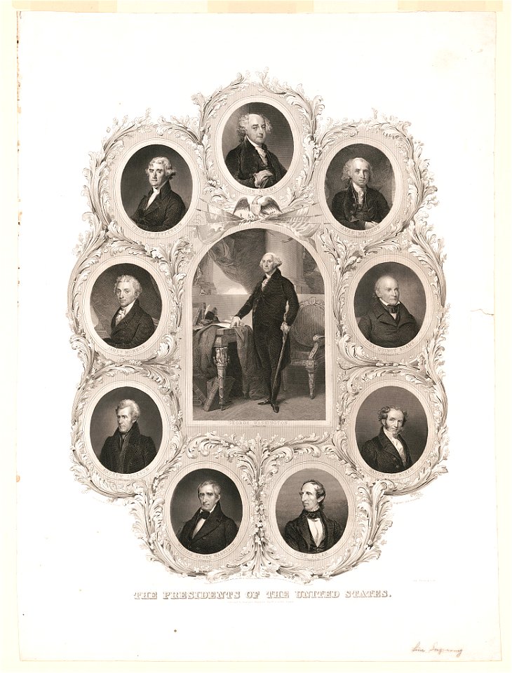 The presidents of the United States - designed by C.H.H. Billings ; engraved by D. Kimberly. LCCN2011645784