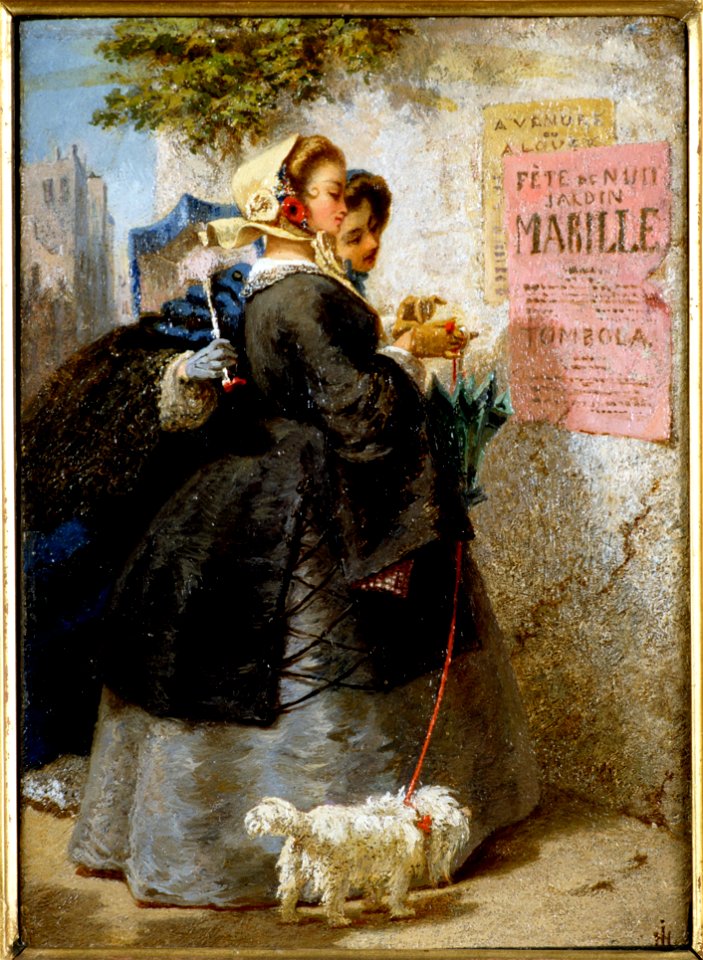 The Poster (Johan Fredrik Höckert) - Nationalmuseum - 23866