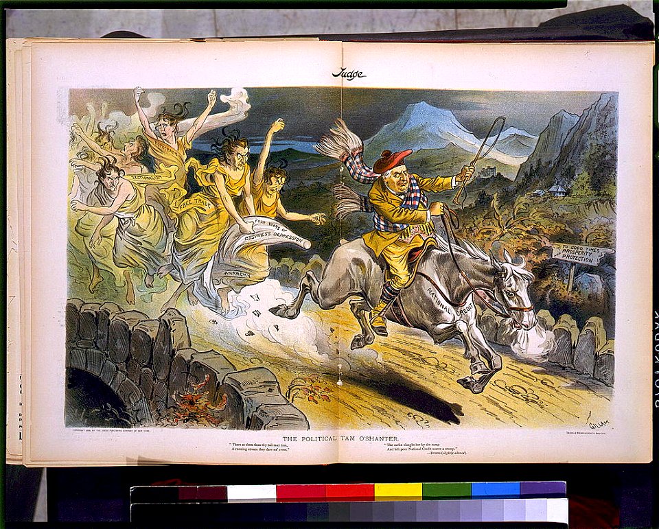 The political tam o'shanter - Gillam ; Sackett & Wilhelms Litho. Co., New York. LCCN96506404