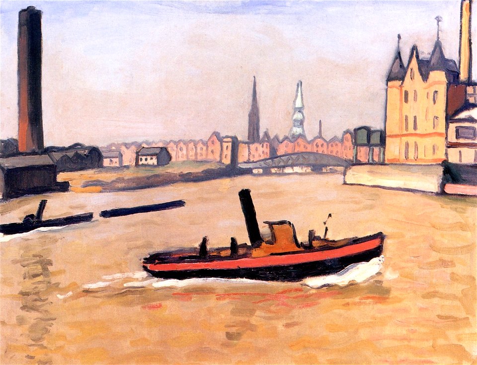 The Port of Hamburg Albert Marquet (1909)