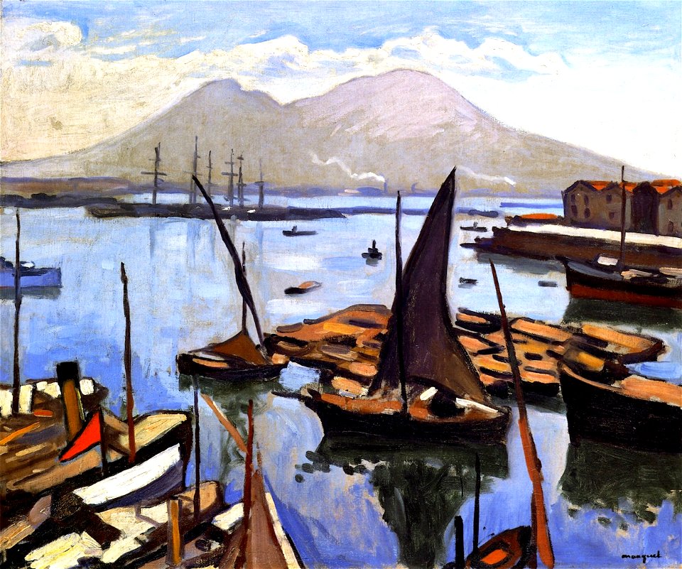 The Port of Naples Albert Marquet (1909)