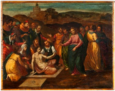The Raising of Lazarus (Ippolito Scarsella) - Nationalmuseum - 17181