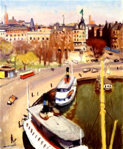 The Port of Stockholm Albert Marquet (1938)