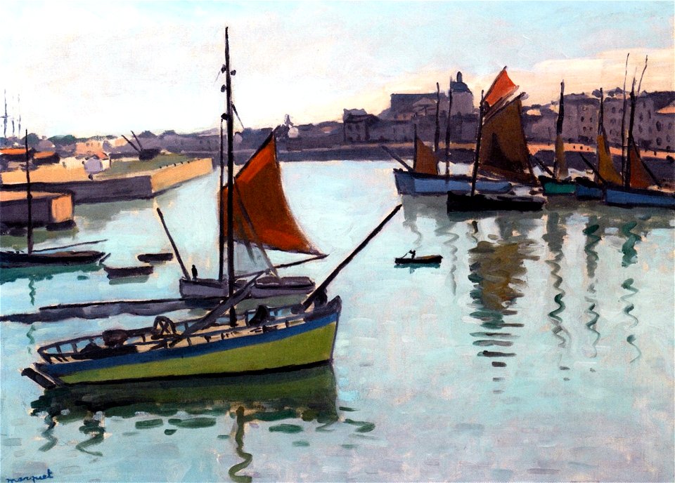 The Port of La Chaume, Les Sables d'Olonne Albert Marquet (1921)