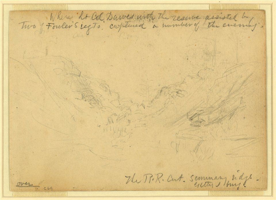 The R.R. Cut, Seminary ridge, Gettysburg LCCN2004660653