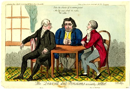 The quarrell about pensions amicably settled (BM 1868,0808.6515)