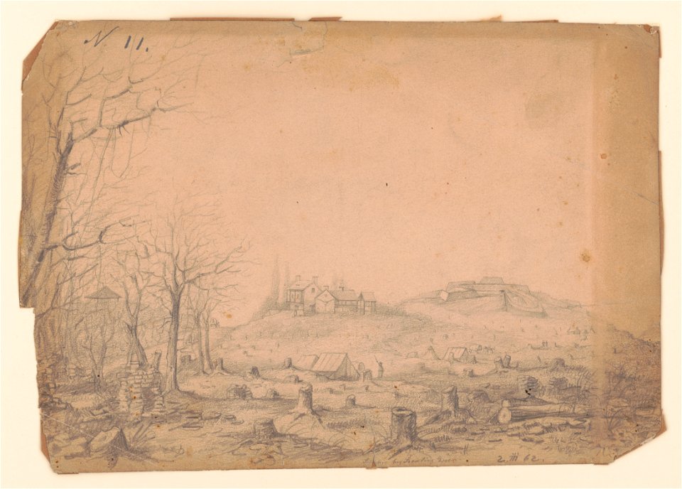 The Rebel Fort Beauregard, near Bowling Green, Kentucky, March 2, 1862 LCCN2017646915