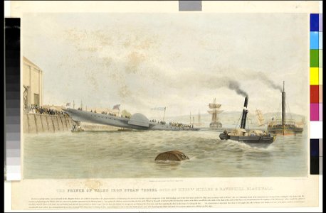 The Prince of Wales Iron Steam Vessel built by Messrs Miller and Ravenhill, Blackwall RMG PY8899